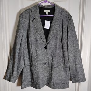Silk Blend Tweed Blazer Appleseed's